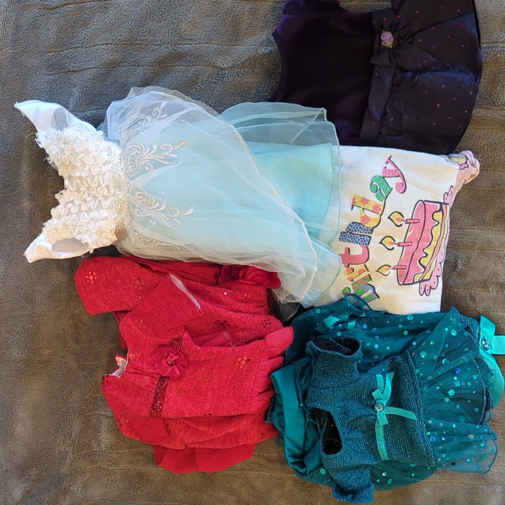 Lot of Dollie & Me clothes